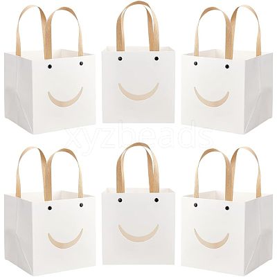 Funny Craft Paper Handbags CARB-WH0018-02B-1