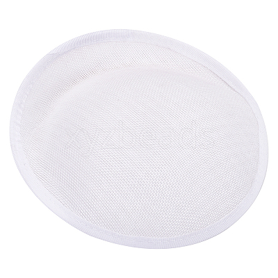 Linen Cloth Mini Hat Fascinator Base AJEW-WH0472-53A-1