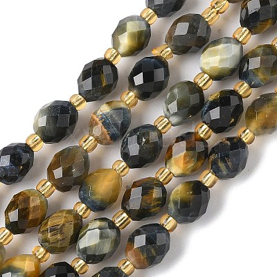 Natural Tiger Eye Beads Strands G-F809-A26-01-1