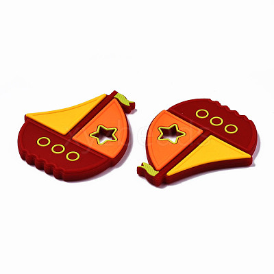 Food Grade Eco-Friendly Silicone Focal Beads SIL-N002-15E-1