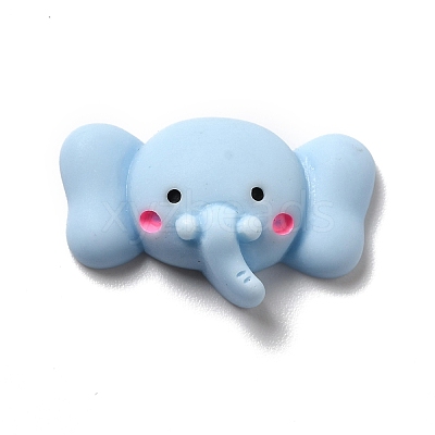 Opaque Resin Cabochons RESI-C013-04-1