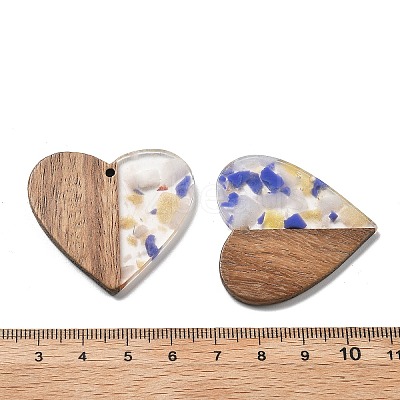 Resin and Walnut Pendants FIND-R051-09E-1