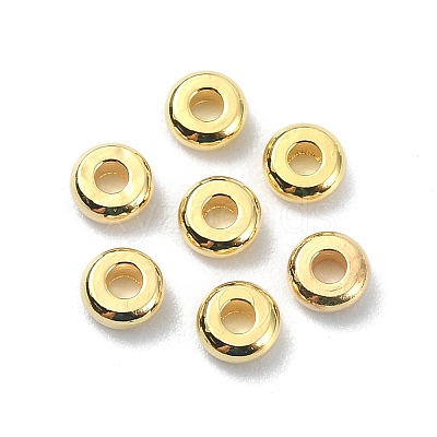 Brass Spacer Beads X-KK-P232-11G-1