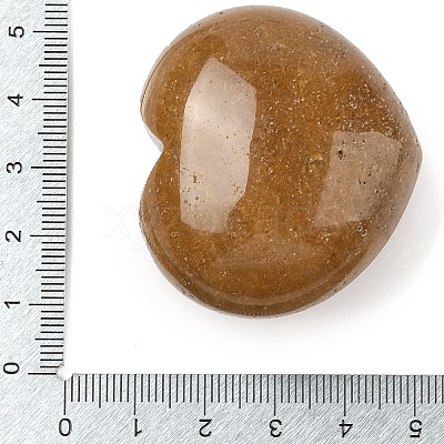 Natural Yellow Jade Thumb Massage Stone G-I367-06H-1