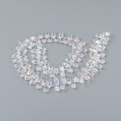 Crystal Glass Beads Strands X-GLAA-D033-01-1