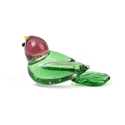 Handmade Lampwork Bird Figurine GL-CBAE714-04-1