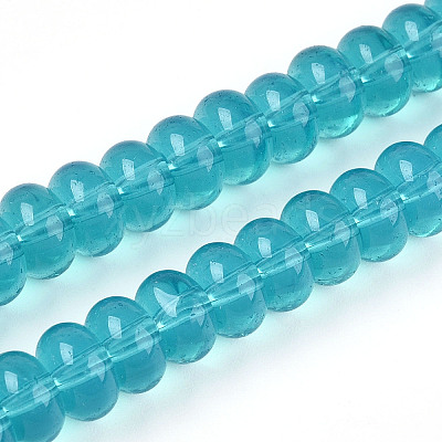 Imitation Jade Glass Beads GLAA-ZX008-8mm-17H-1