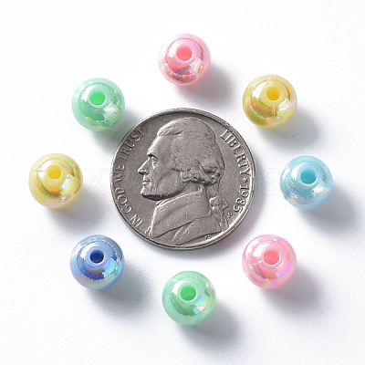 Opaque Acrylic Beads MACR-S370-D8mm-M1-1