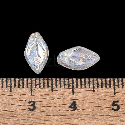 UV Plating Transparent Acrylic Beads AC-CBA81FF-08A-1