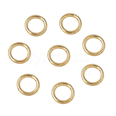 Brass Closed Jump Rings KK-CBA1A60-06D-G-1