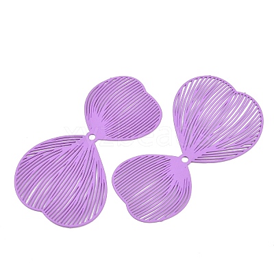 Spray Painted Iron Pendants IFIN-Z004-01C-1