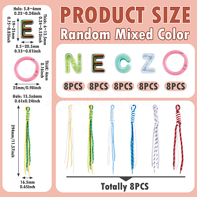 Nylon Cord Pendant Decorations DIY-TA0015-61A-1