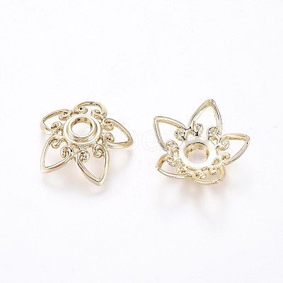 Alloy Fancy Bead Caps PALLOY-G234-01G-AAA-1