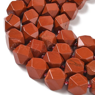 Natural Red Jasper Beads Strands GG-CBAF8A8-A08-01-1