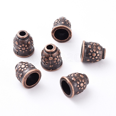 Apetalous Alloy Bead Caps X-TIBEB-0672-R-NR-1