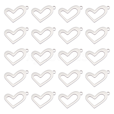 20Pcs 304 Stainless Steel Pendants STAS-UN0031-64-1