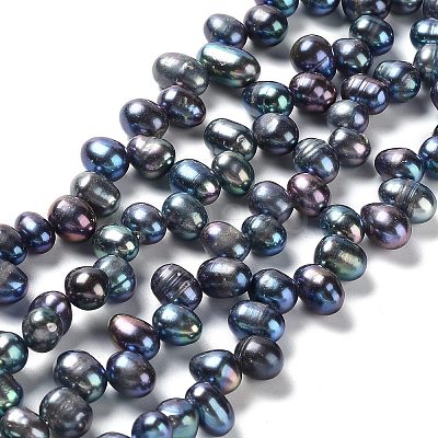 Natural Cultured Freshwater Pearl Beads Strands PEAR-J007-31-1