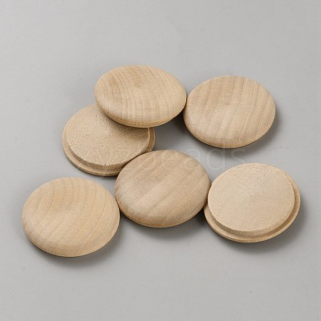 100Pcs Wooden Hinged Screw Covers AJEW-WH20020-077F-1