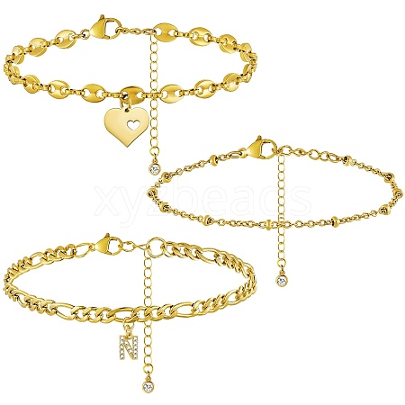 Anklets Sets AJEW-AN00383-14-1