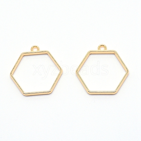 Alloy Open Back Bezel Pendants PALLOY-WH0081-35A-1