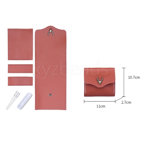 DIY Leather Purse Making Kits PW-WG1F109-07-1