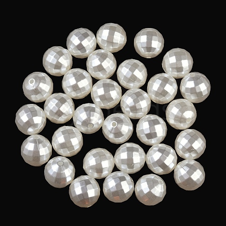 ABS Plastic Imitation Shell Pearl Beads KY-S171-17D-1
