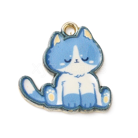 Alloy Enamel Pendants ENAM-WH0001-32LG-06-1