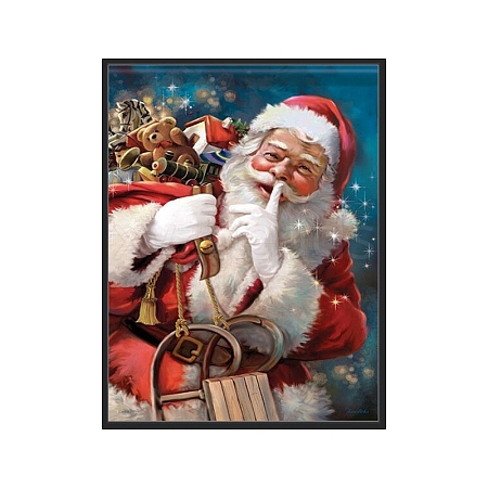 Christmas Santa Claus Pattern DIY Embroidery Kit PW-WG587C1-01-1