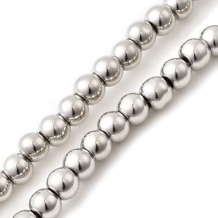 Electroplate Glass Beads Strands EGLA-F166-01A-P-1