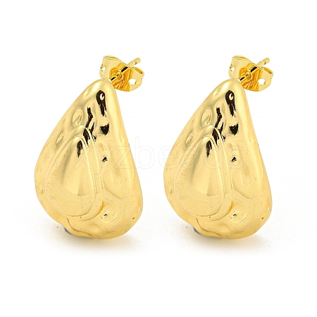 Rack Plating Brass Stud Earrings EJEW-M247-23G-1