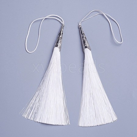 Polyester Tassel Big Pendant Decorations FIND-E018-A25-1