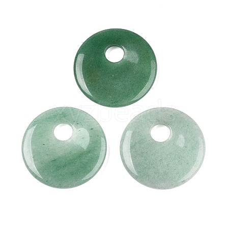 Natural Green Aventurine Pendants G-T138-177A-1