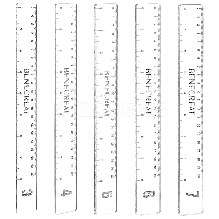 10Pcs 5 Style Acrylic Clay Depth Guides TOOL-WH0159-40-1