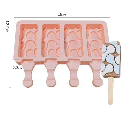 Silicone Ice-cream Stick Molds BAKE-PW0001-073D-B-1