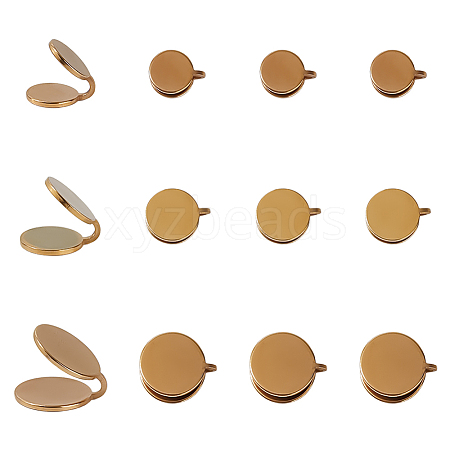 12Pcs 3 Styles 304 Stainless Steel Cuff Earrings EJEW-HS0001-36G-1