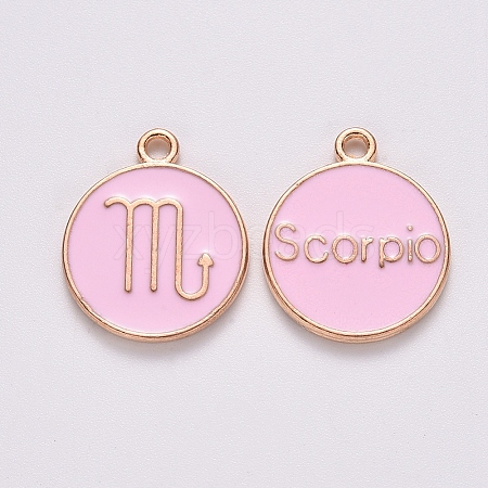 Alloy Enamel Pendants LS-X-ENAM-S124-01B-09L-1