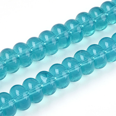 Imitation Jade Glass Beads GLAA-ZX008-8mm-17H-1