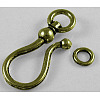 Tibetan Style S Hook Clasps LS-MLF5091Y-1