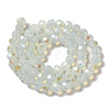 Imitation Jade Glass Beads Strands EGLA-A035-J8mm-L06-2