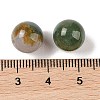 Natural Indian Agate No Hole Sphere Beads G-K353-04A-09-3