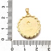 Brass Enamel Pendants KK-R212-22G-3