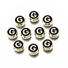 Alloy Enamel Beads ENAM-N052-006-02G-RS-1