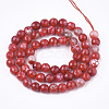 Natural Crackle Agate Beads Strands X-G-T119-01A-07-2