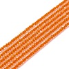 Transparent Glass Beads Strands GLAA-C019-01A-14-1