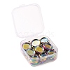 40Pcs 4 Style Ion Plating(IP) 304 Stainless Steel Pendant Cabochon Settings STAS-LS0001-56MC-7
