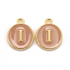 Golden Plated Alloy Enamel Charms X-ENAM-S118-06I-1