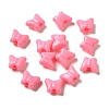 Opaque Acrylic Beads MACR-WH0027-03A-1