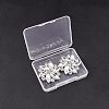 Alloy Rhinestone Shoe Clip Findings FIND-FG0001-02P-8