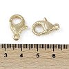 Brass Lobster Claw Clasps KK-Z078-02G-3