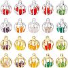 20Pcs 2 Style Iron Lantern Charms IFIN-AR0001-19-1